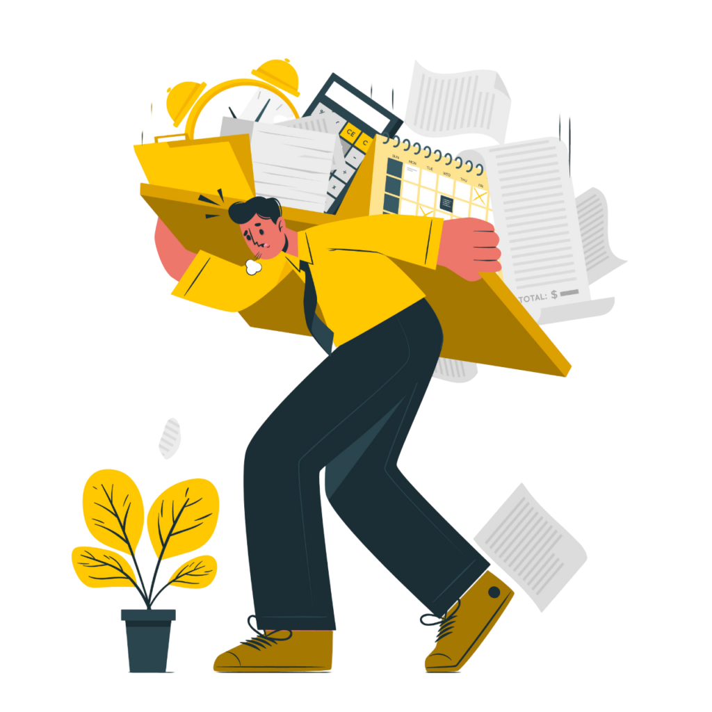 recruiter struggling with interview schedule management