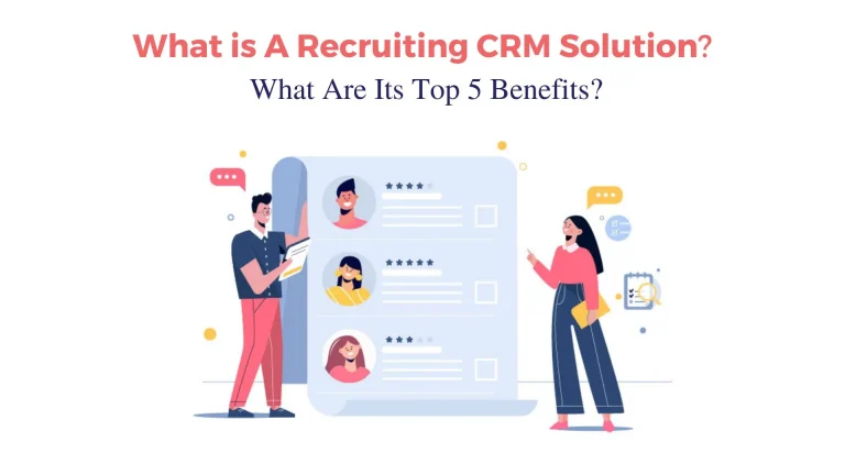 employer track their candidates through a CRM