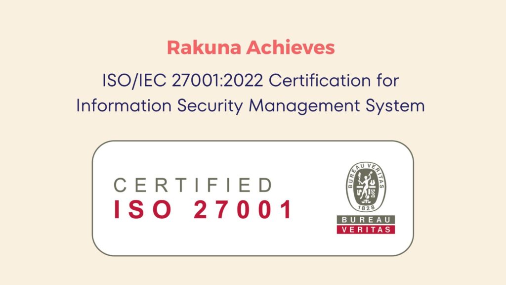 Press Release | Rakuna Achieves ISO/IEC 27001:2022 Certification 2