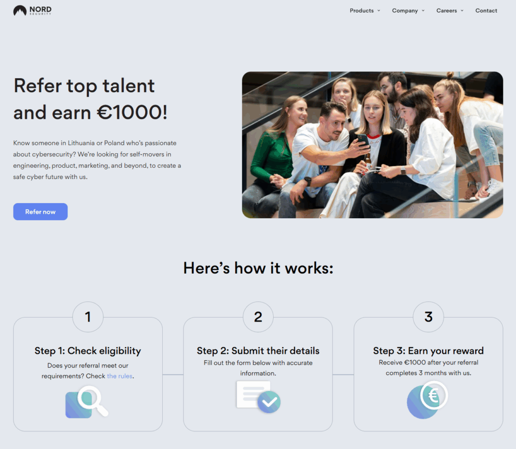 Nord's External Referral Programs