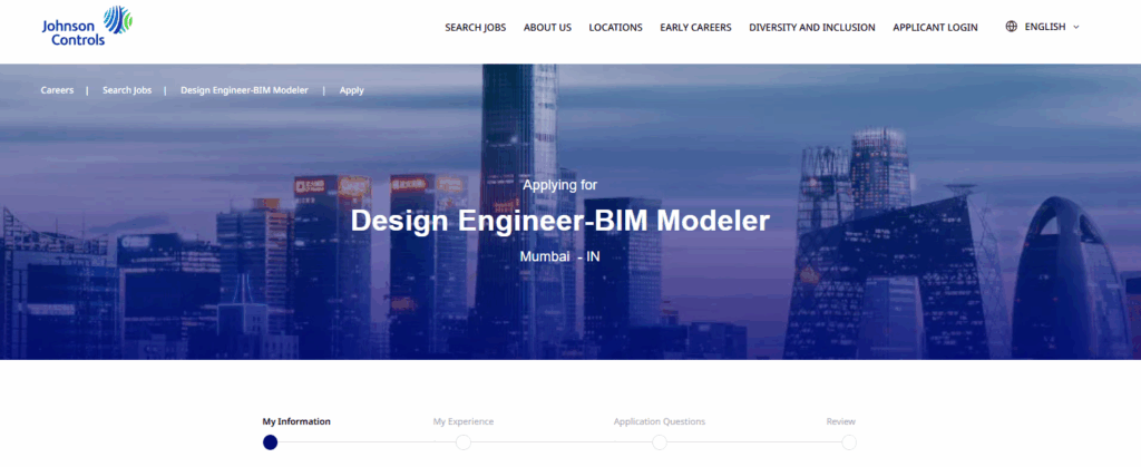 Critical information - listed by sections - that you have to fill when applying for JC